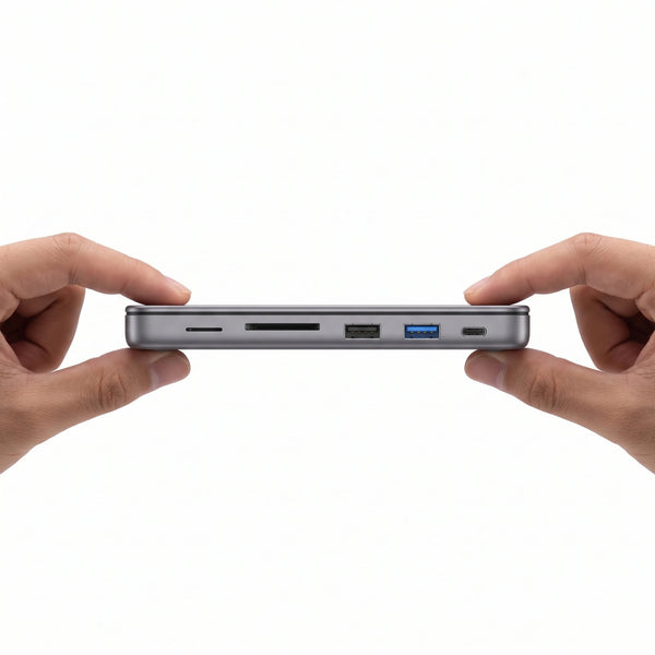 Hub USB-C 9-în-1 cu Slot SSD M.2 NVMe – AresShield One