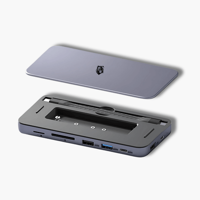 A.Shield One-Hub USB-C 9-în-1 cu carcasă SSD M.2