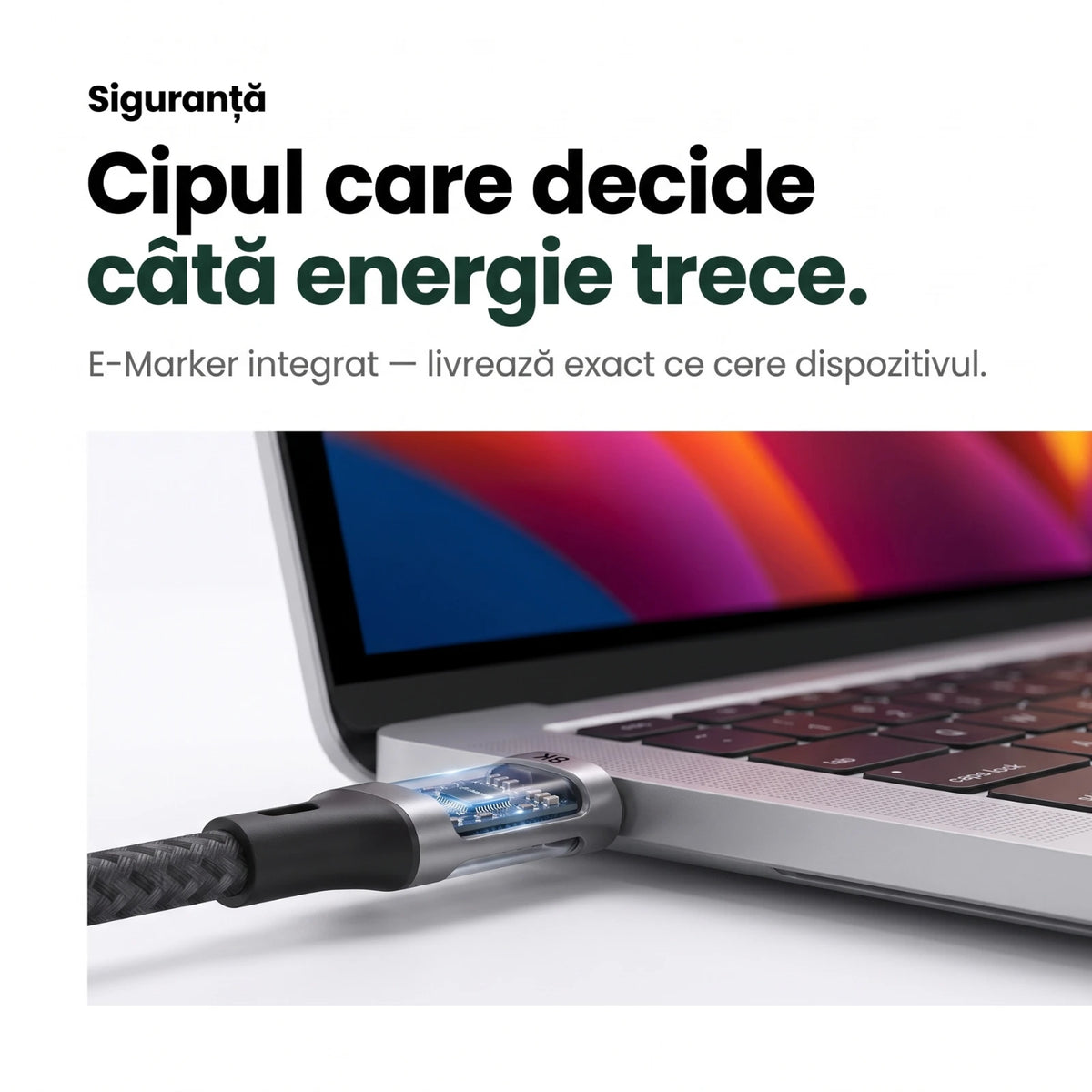 Cablu USB-C 240W | 40Gbps A.Shield Prime, 1M
