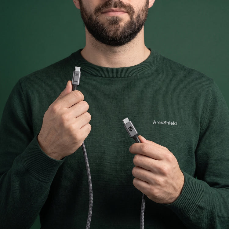 240W USB-C kabelis | 40Gbps A.Shield Prime, 1M