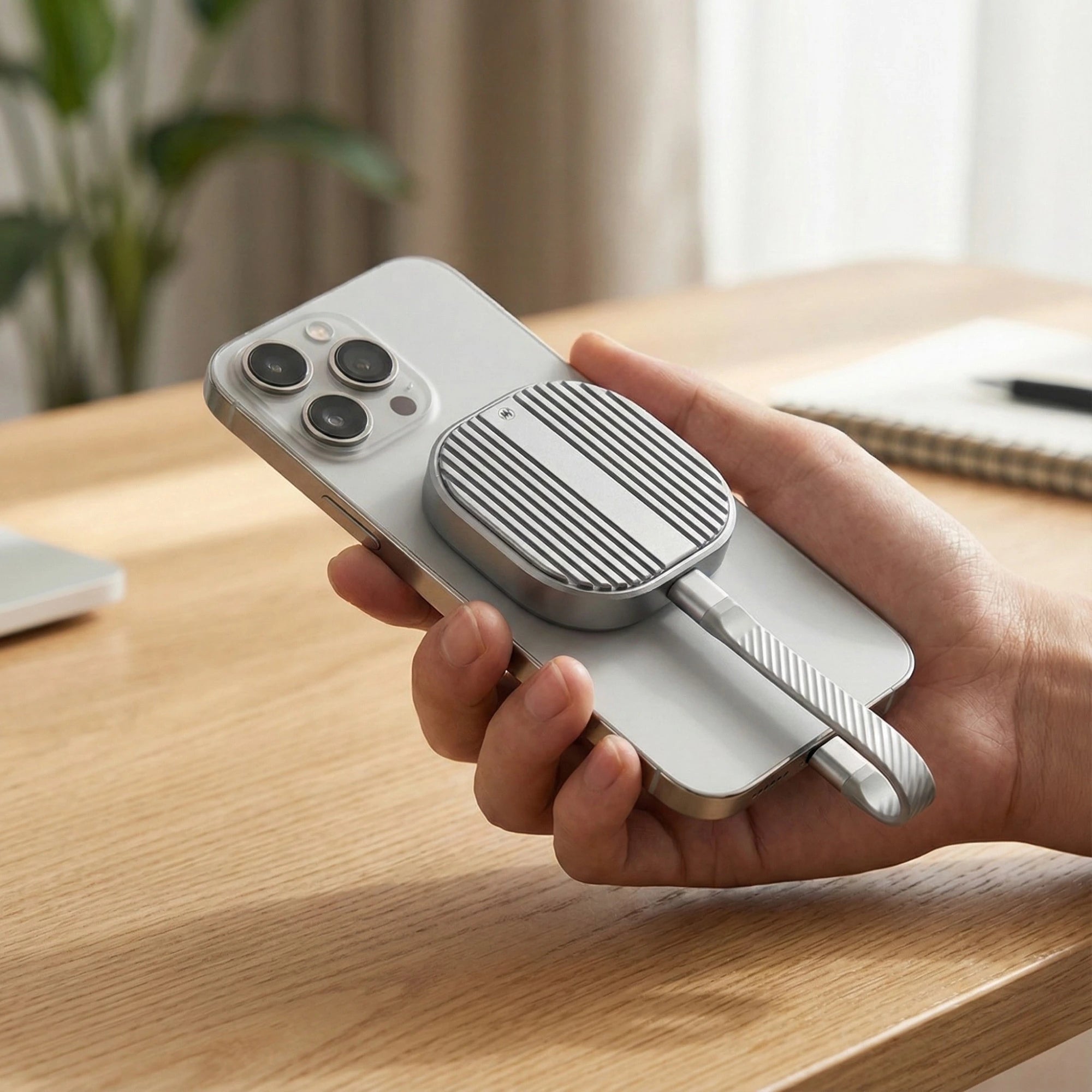 Rack extern SSD NVMe M.2 2230 A.Shield MagLock – carcasă compatibilă MagSafe, filmare ProRes pe iPhone 15/16/17 Pro/Max, Android, console, până la 2TB (fără SSD)