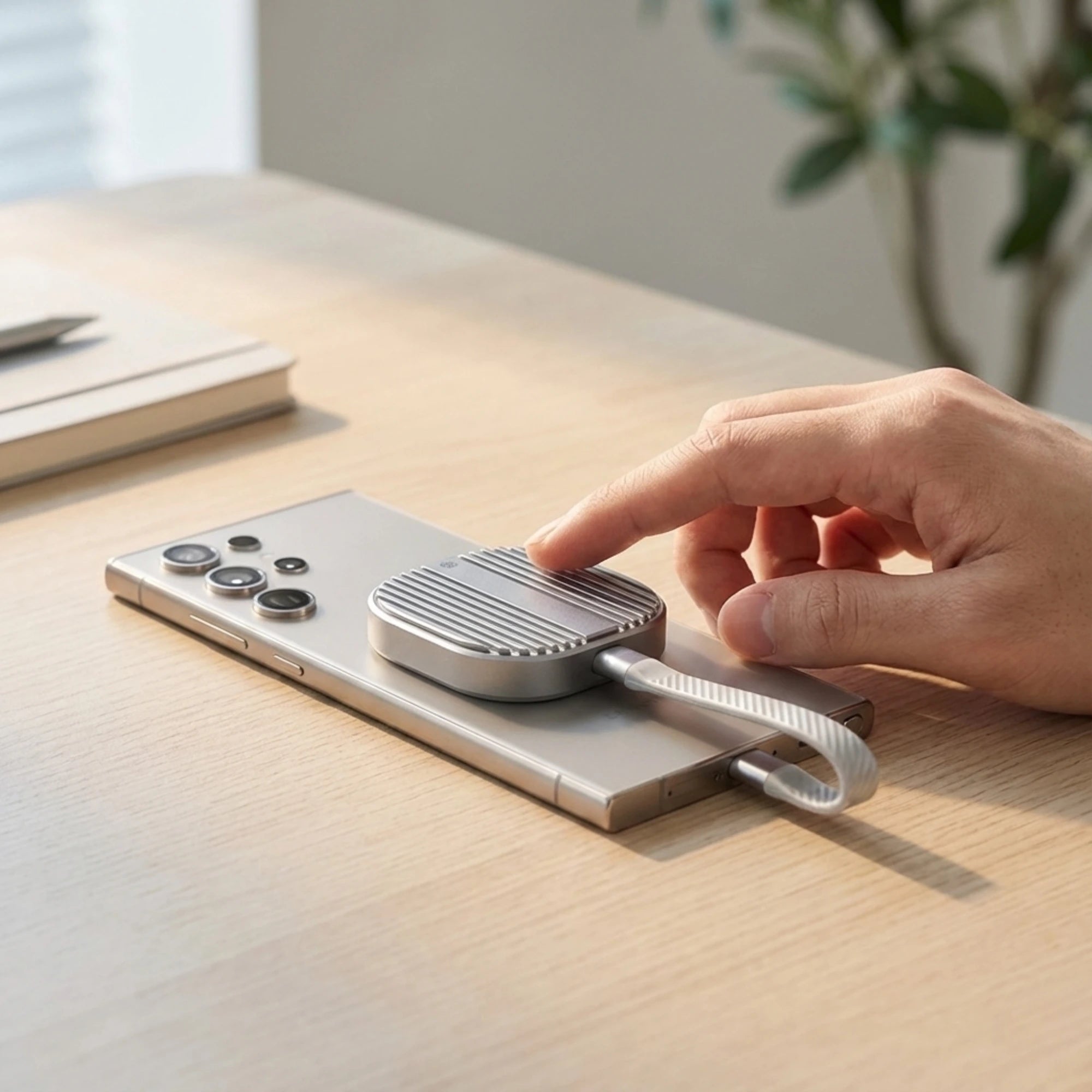 Rack extern SSD NVMe M.2 2230 A.Shield MagLock – carcasă compatibilă MagSafe, filmare ProRes pe iPhone 15/16/17 Pro/Max, Android, console, până la 2TB (fără SSD)