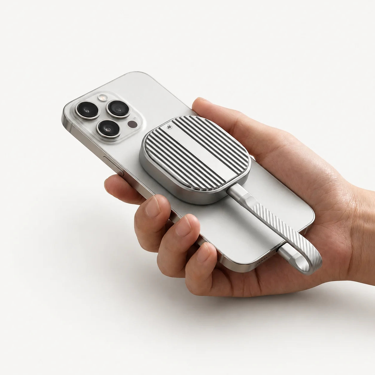 Carcasă SSD NVMe M.2 2230 MagSafe | ProRes iPhone 15/16/17 Pro/Max, până la 2TBA – Shield MagLock