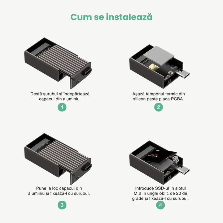 Carcasă SSD-Air M.2 2230 NVMe - AresShield