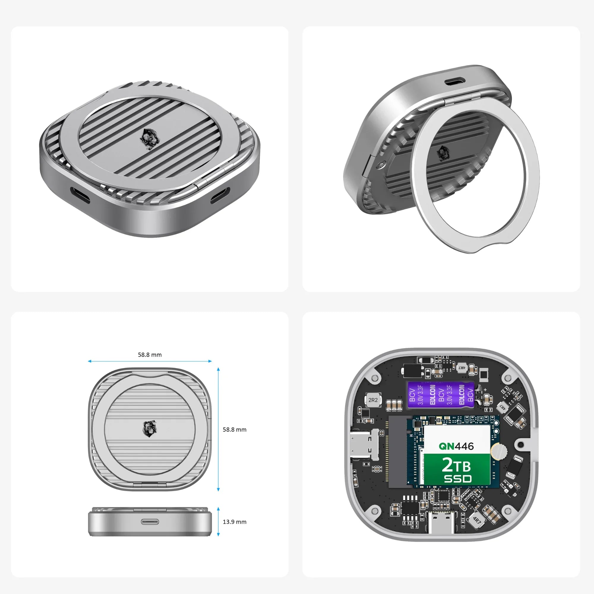 Carcasă SSD-MagLock Pro M.2 2230 NVMe - AresShield