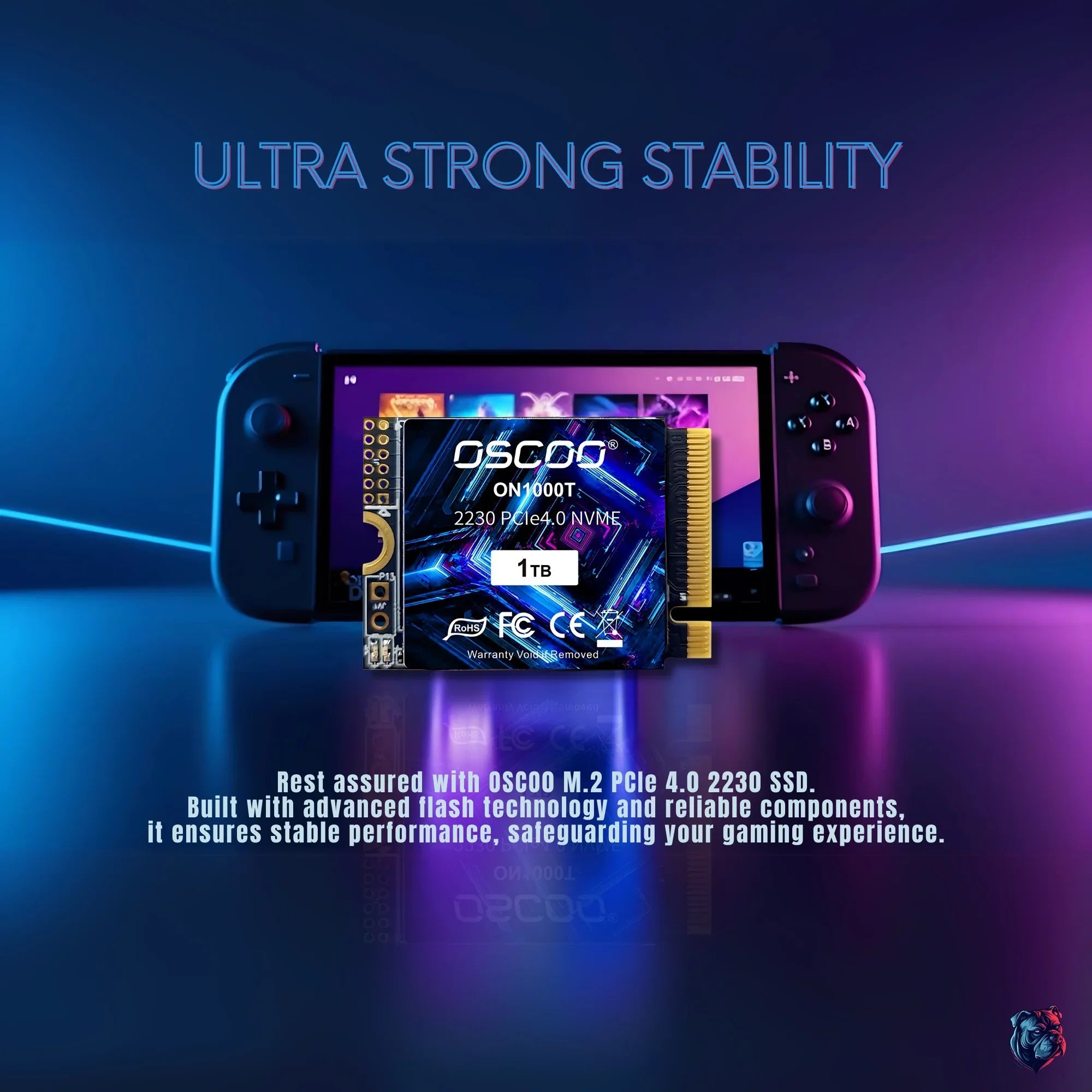 OSCOO M.2 NVMe PCIe Gen4.0 2230 SSD - AresShield