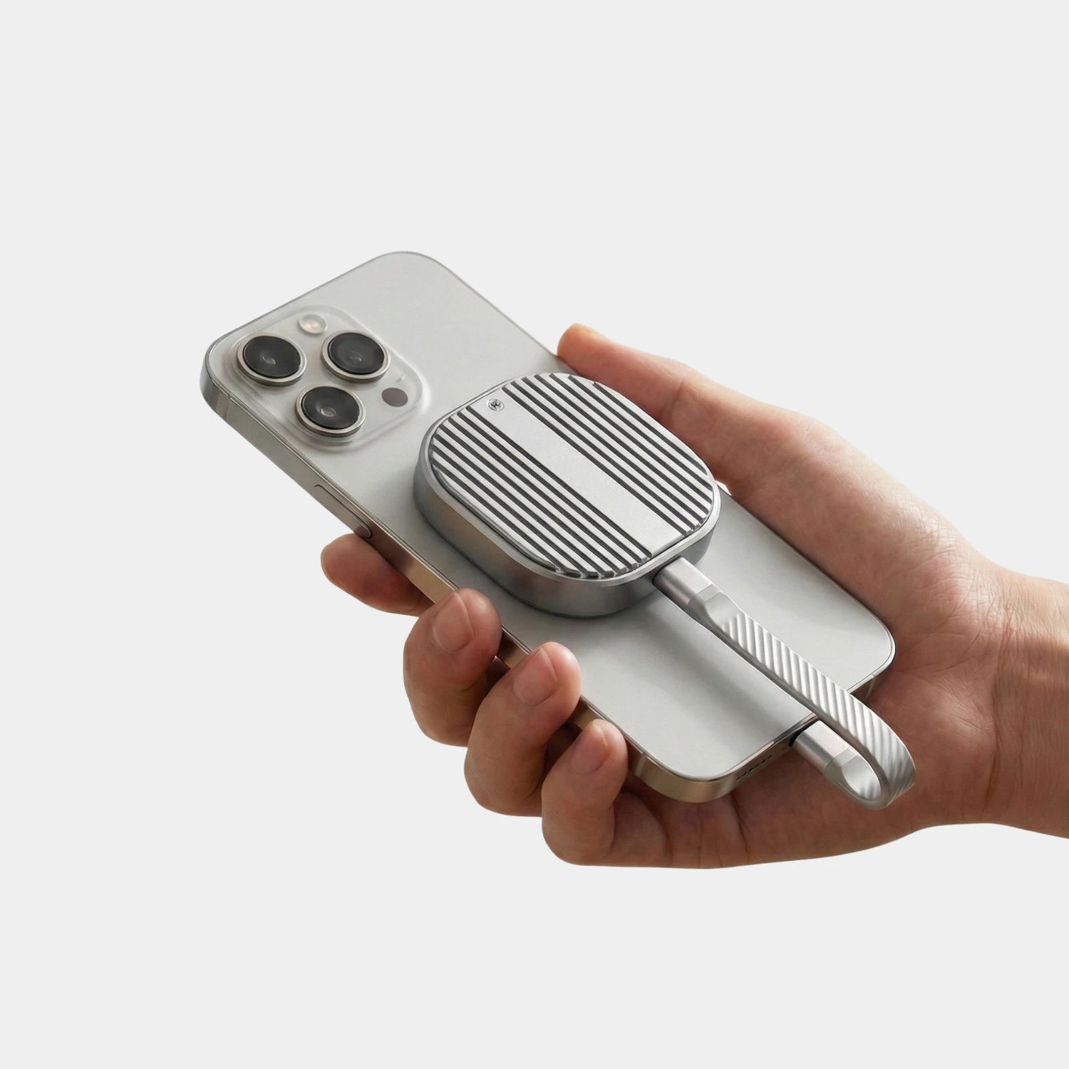 Rack extern SSD NVMe M.2 2230 A.Shield MagLock – carcasă compatibilă MagSafe, filmare ProRes pe iPhone 15/16/17 Pro/Max, Android, console, până la 2TB (fără SSD)